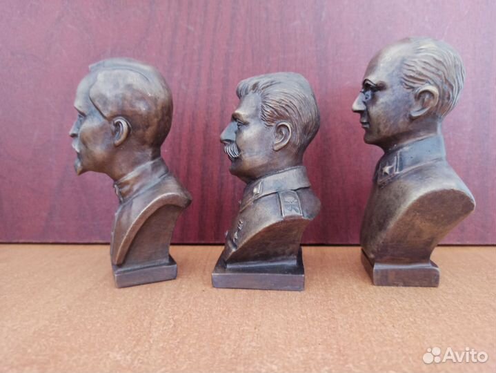 Бюст Бронза Сталин Берия Дзержинский