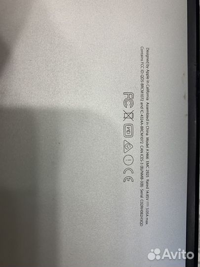 Apple MacBook Air13 2015год