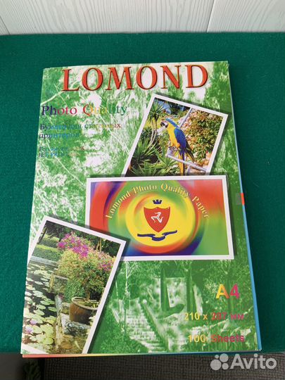 Бумага Lomond и плёнка Raflatac