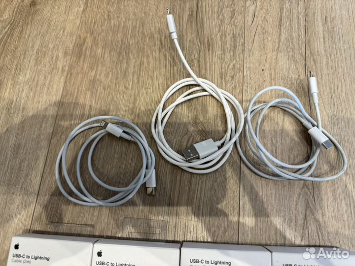 Шнур для зарядки iPhone USB-C Lightning