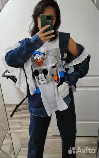 Рубашка пэчворк