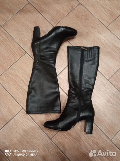 Сапоги женские демисезонные натур.кожа 36 разм