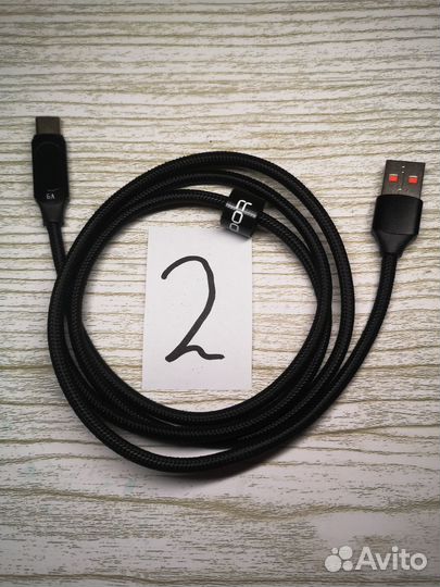 Кабель Usb type-c с экраном 100w
