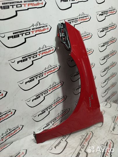 Крыло volkswagen golf jetta 1K2 1K5 MK5 1K5821021A переднее левое красный, LA3H KA9564