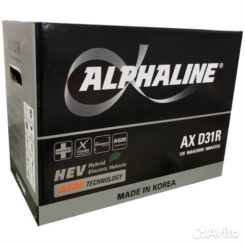 Аккумулятор AlphaLine AGM AX D31R 90Ач