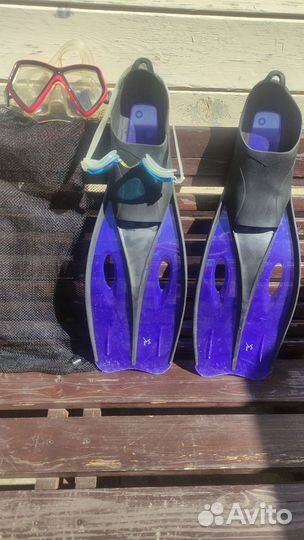 Ласты и маска с мешком