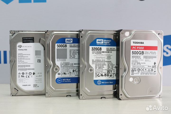 Новые жесткие диски в ассортименте