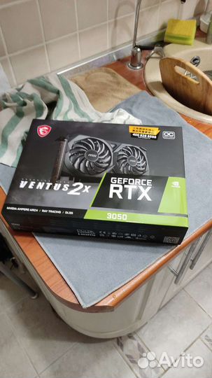 MSI GeForce RTX 3050 8гб