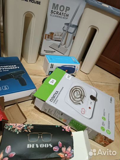 Ведро с отжимом и шваброй