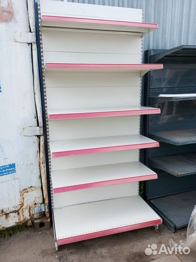 Стеллаж торговый пристенный