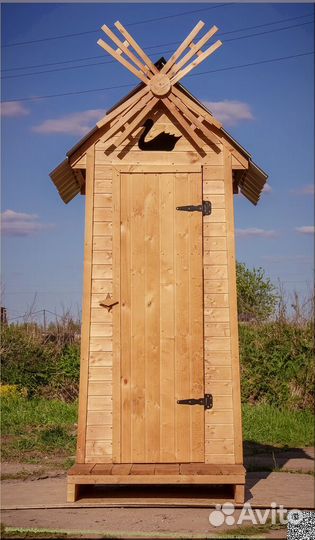 Дачный туалет с установкой