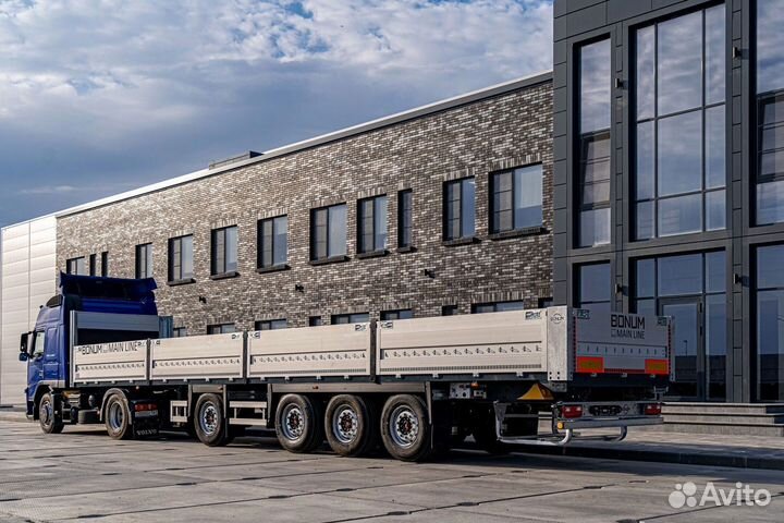 Полуприцеп бортовой Bonum 914296-06, 2024