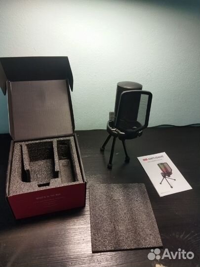 Конденсаторный RGB USB-микрофон fifine AmpliGame A