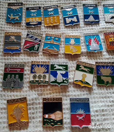 Значки гербы городов, Винни Пух