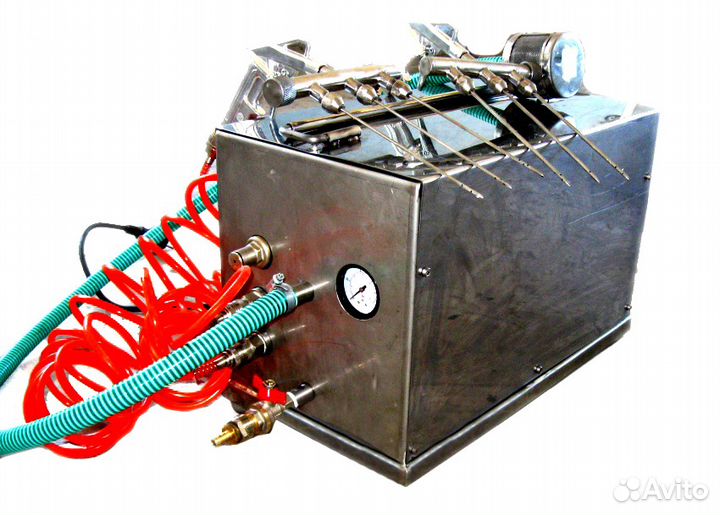 Инъектор ручной для мяса на 2 поста (новый) игла 4