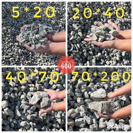 Щебень с карьера без посредников. От 40 тонн