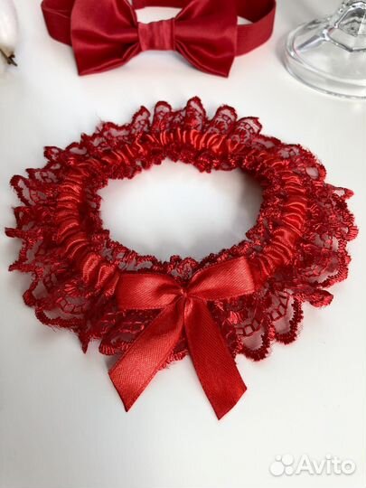 Подвязка на ногу подвязка на свадьбу красная