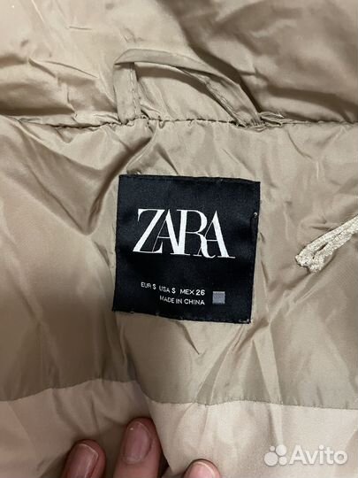 Пуховик женский zara