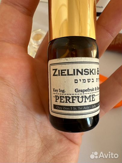 Духи zelenski rozen grapefruit rose patchouli