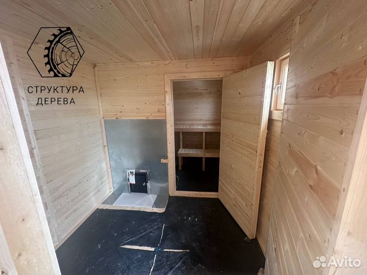 Баня под ключ перевозная с доставкой спб