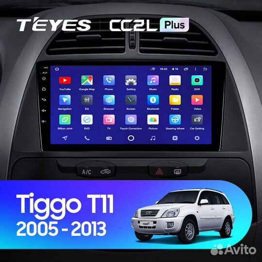 Магнитола Teyes Chery Tiggo T11 CC2L +