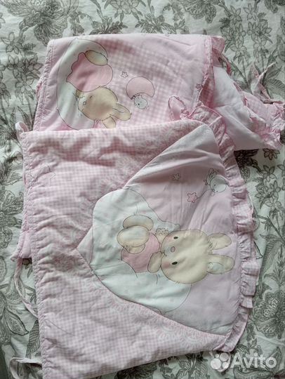 Бортики и балдахин в кроватку