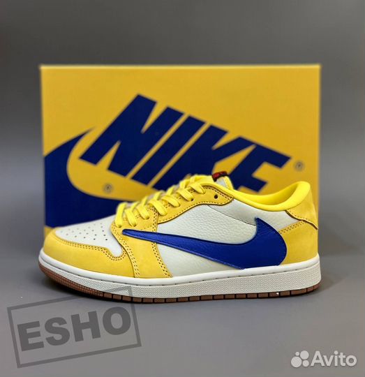 Nike Jordan 1 Low Travis Scott Canary Yellow Lux