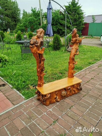 Полка из дерева ручной работы