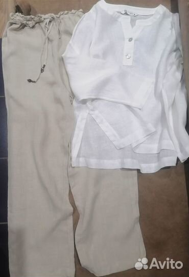 Льняной костюм