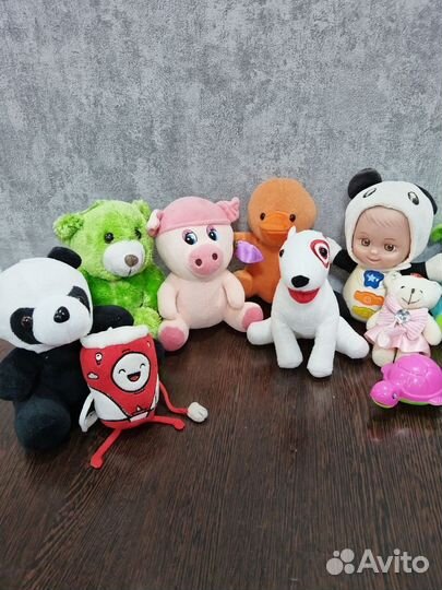 Мягкие игрушки. Можно поштучно