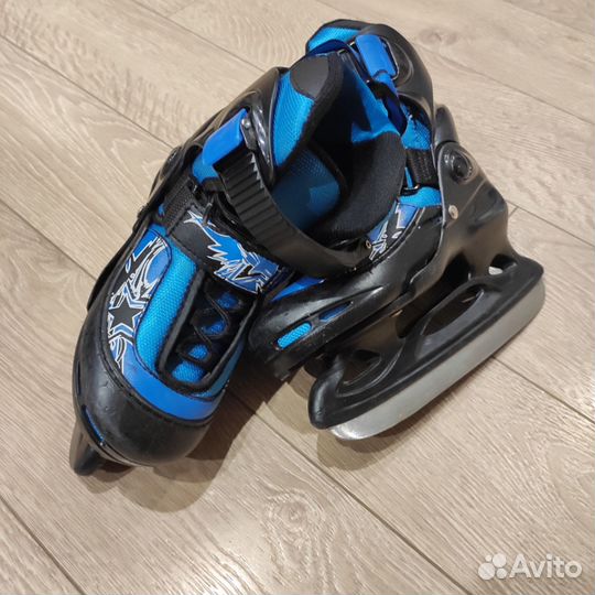 Коньки детские раздвижные 26-29