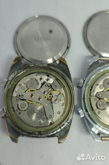 Часы Полёт PolJot с будильником СССР 3 штуки