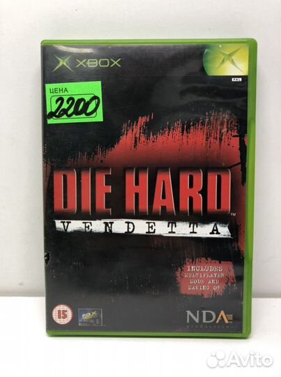 Диск Die Hard Vendetta для Xbox Original