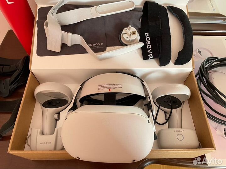 Oculus Quest 2 256gb + bobovr M2 PRO + провод пк