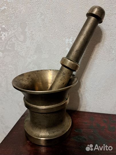 Ступка с пестиком бронза СССР