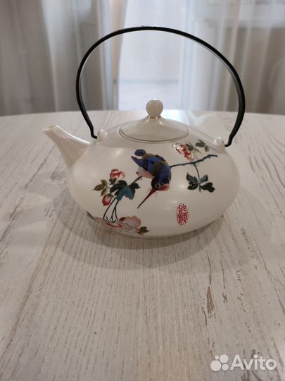 Eilong 1987. Заварочный чайник и 2 чашки