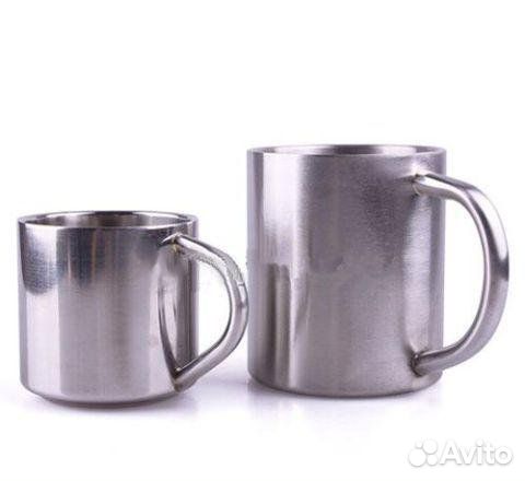 2 набора по 6 кружек с двойными стенками