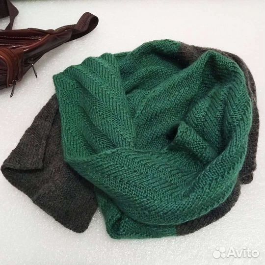 Шарф мужской полушерстяной