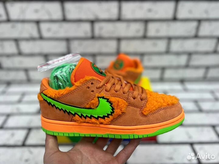 Кроссовки Nike SB Dunk Low Grateful Dead Orange