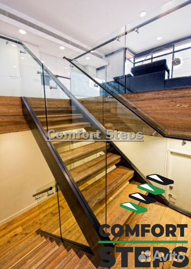 Шпонированные ступени для лестниц