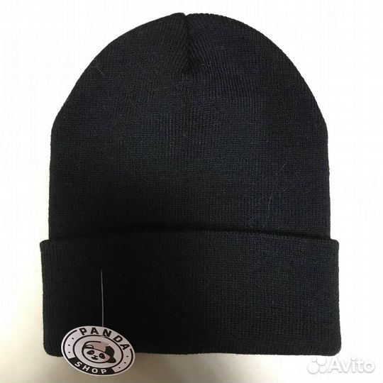 Шапка высокая однотонная в наличии