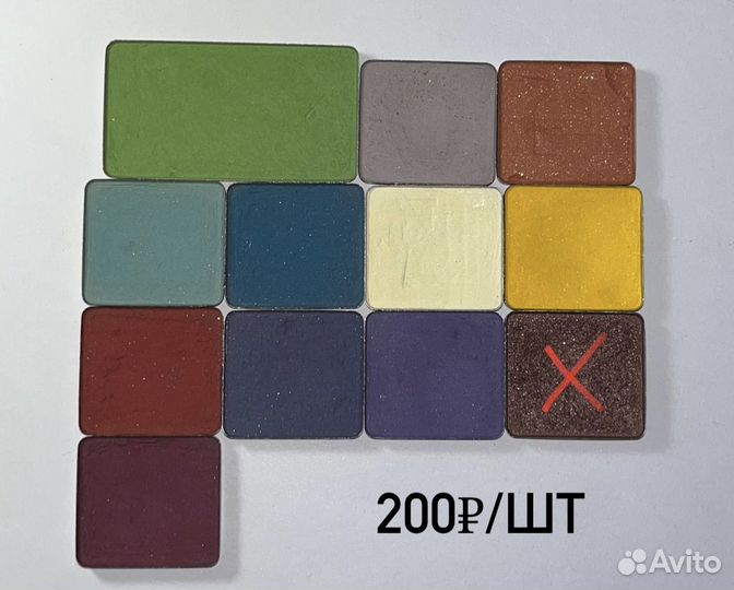 Б/у и новые тени для век и палетки inglot