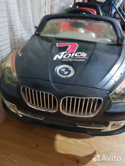 Детский электромобиль и мотоцикл бу