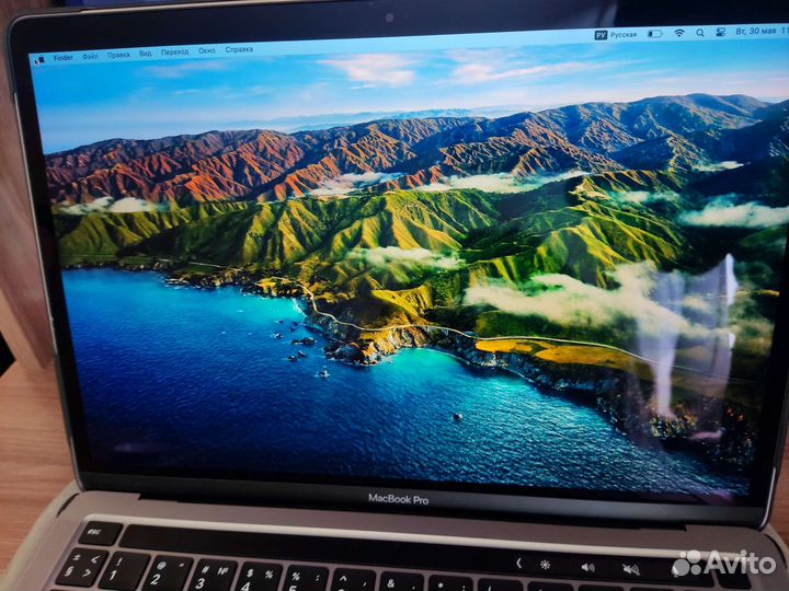 Macbook pro 13 m1 16gb 256g(12 циклов зарядки)