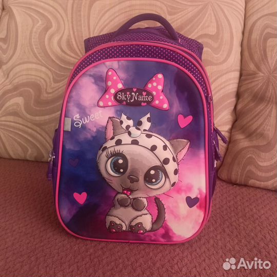 Рюкзак школьный для девочки бу