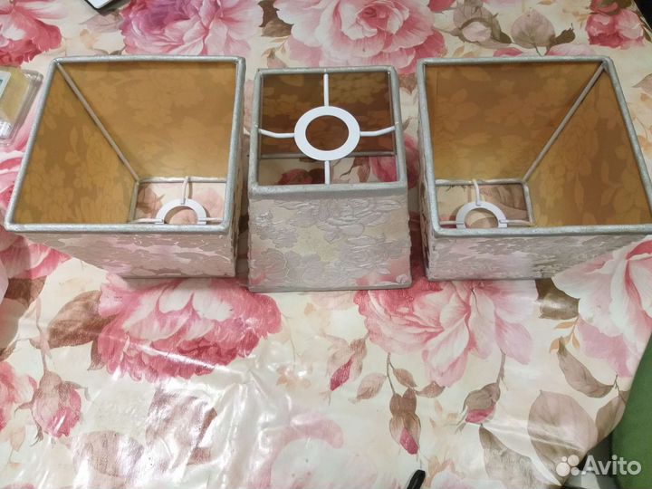 Плафоны для люстры 3 шт