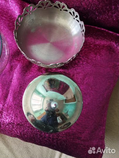 Конфетница мельхиор СССР