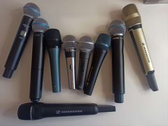 Микрофоны Shure и Sennheiser