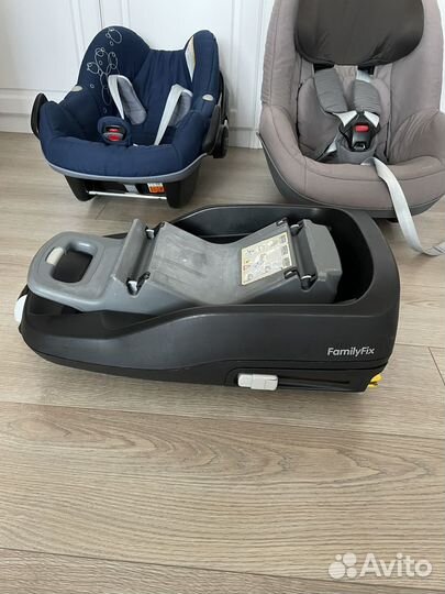 Автокресла Maxi-cosi Pebble, Pearl, база FamilyFix