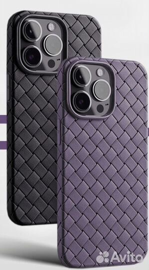 Чехол плетеный на iPhone 12, 13, 14 pro, pro max